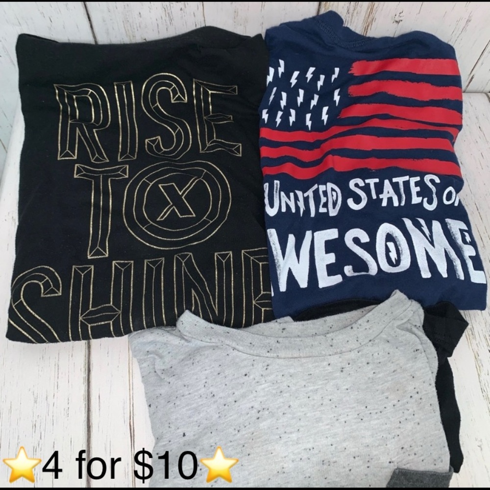 ⭐️4 for $10⭐️Boys Shirt Bundle